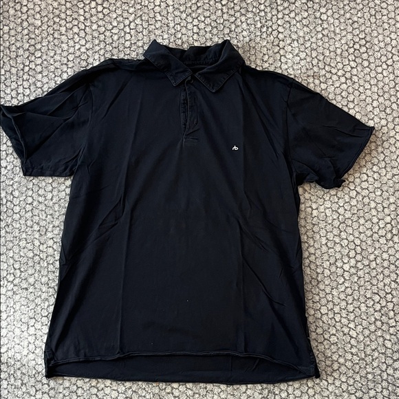 rag & bone Other - Rag & Bone Black Polo Shirt Size Large